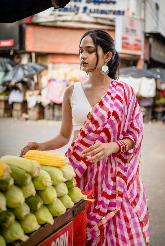 Leheriya Kota sarees - Aira - Kajri