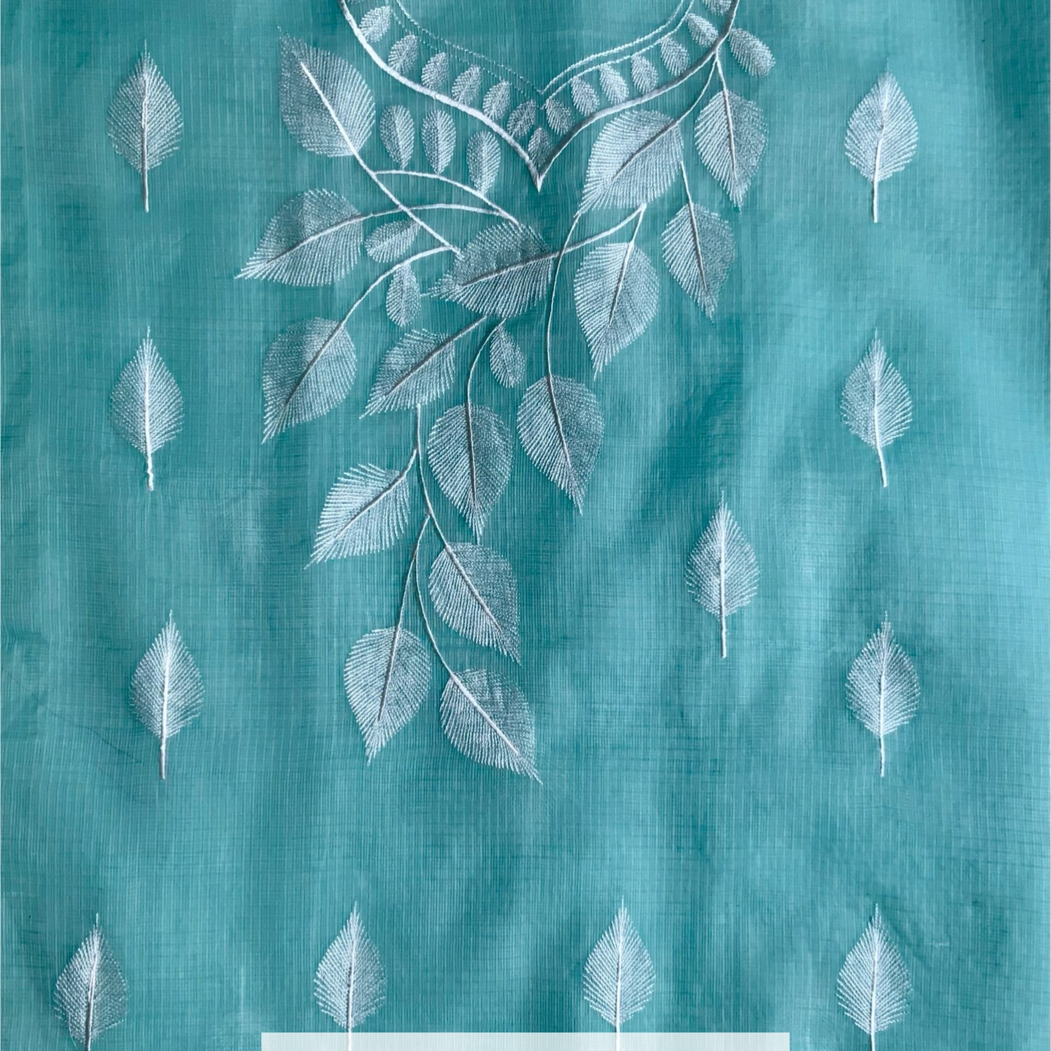 Acacia Turquoise Unstitched Kurta Material