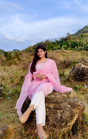 Acacia Rose Unstitched Kurta Material